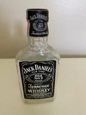 Vintage Jack Daniel’s Old No. 7 Empty 200 ml 90 Proof Empty Whiskey Bottle