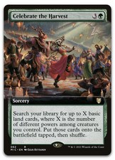 Celebrate the Harvest (Extended Art) #62 (NM) Midnight Hunt MIC Magic MTG
