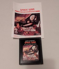 Space War Atari 2600 Cartridge And Manual