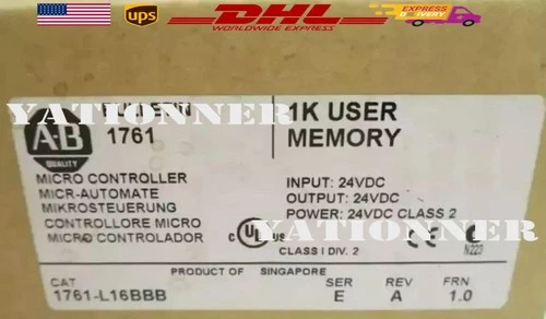 New  Sealed AB 1761-L16BBB MicroLogix 1000 16 Point Controller US Free Tax