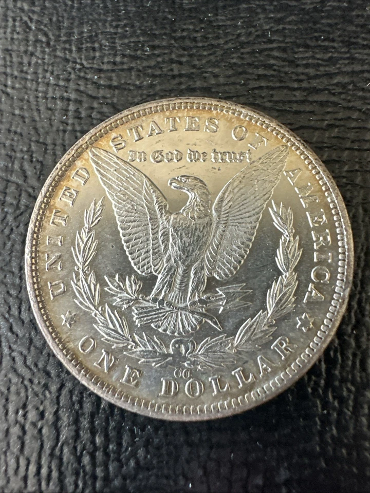 1881 CC $1 Carson City Morgan Silver Dollar High Grade Rare! Toned - Image 2 of 2