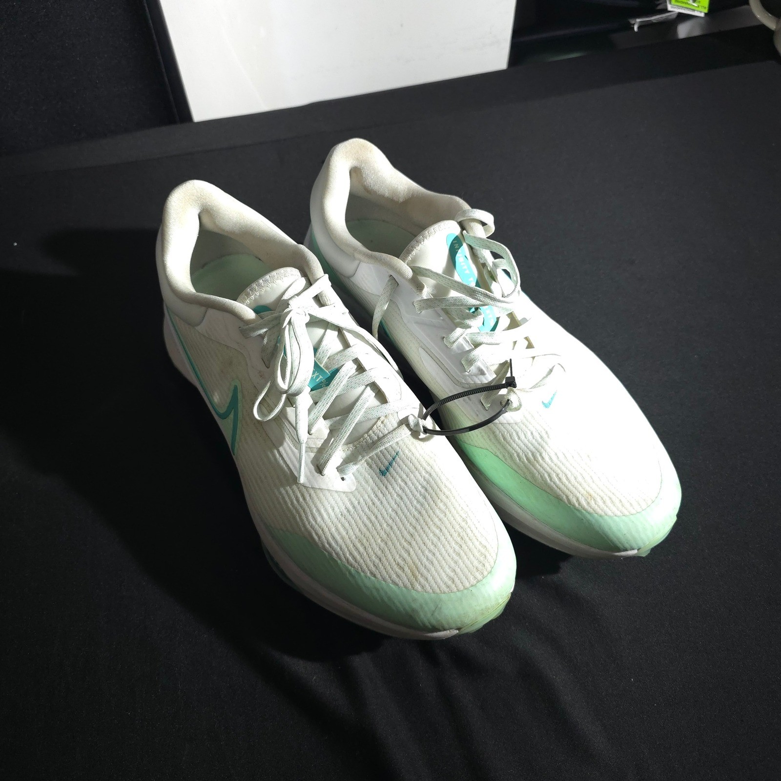 Nike Air Zoom Infinity Tour Next% Mens 10 White Mint Green D