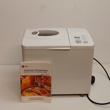LG Bread Maker Machine HB-152CE White Tested & Working With instructions 