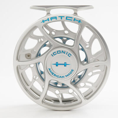 リール Hatch Iconic 7 Plus Clear/Blue Mid Hatch Iconic 7 Plus Fly Reels for Saltwater – Salt Fly Pro