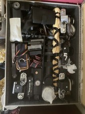 Large Lot of Vintage Cameras  Lenses  Accessories Nikon Vivitar