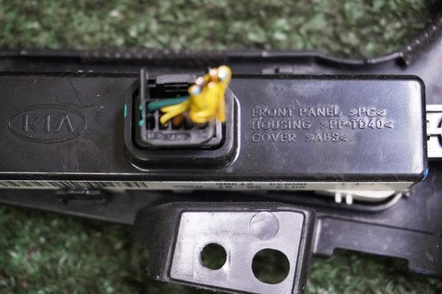 2012 2013 KIA OPTIMA FRONT DASH AUDIO RADIO AC Control BEZEL OEM 847302T600CA - Picture 4 of 5