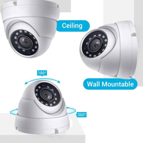 Hikvision 5MP KIT SISTEMA TVCC CCTV CASA TELECAMERA DI SICUREZZA ESTERNA 4CH DVR DISCO RIGIDO UK - Foto 11 di 19