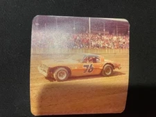 VINTAGE ORIGINAL DIRT LATE MODEL PHOTO; 1975 DAVE YOBE; ELDORA SPEEDWAY