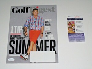 Keegan Bradley signed PGA Tour Golf Digest Magazine July 2014 PGA JSA