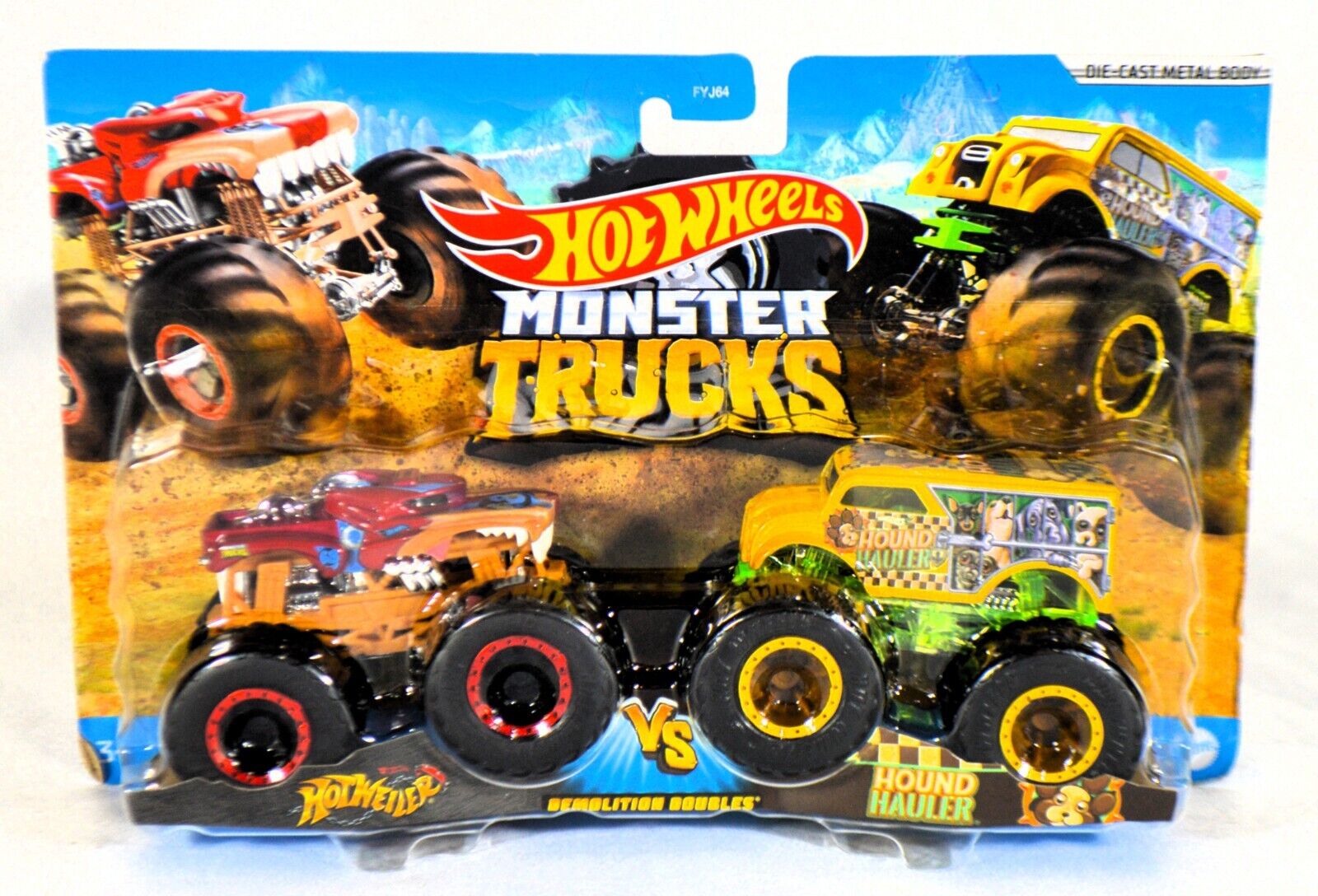 Best Buy: Hot Wheels Monster Trucks Demolition Doubles (2-Pack) Styles May  Vary FYJ64