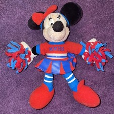 Disney Cheerleader Minnie Bean Bag Plush Stuffed Toy Disney Resort