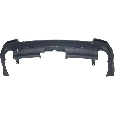 Bumper Cover For 2010-2015 GMC Terrain Rear Lower Plastic with Dual Exhaust Hole