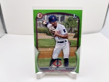2023 Bowman Paper Neon Green /399 Yilber Herrera #BP-86 1st Twins