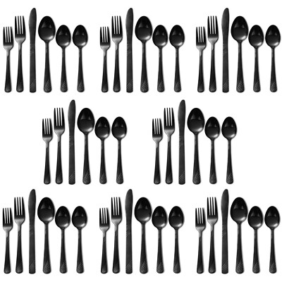 48pc Silverware for 8 Stainless Steel Flatware Dinning Serve Set Cutlery Utensil
