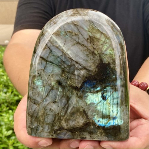 4LB Natural elongated stone Madagascar polished crystal healing stone - Picture 3 of 12