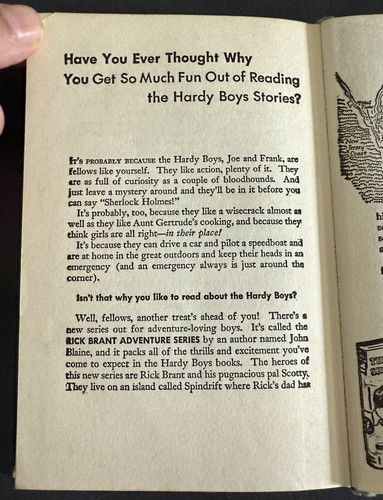 WHAT HAPPENED AT MIDNIGHT HARDY BOYS #10 BY FRANKLIN W. DIXON - Picture 7 of 8