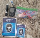 Contour Next Meter Bayer Monitor System Lansing Device 75 Lanscets Cleaner Case