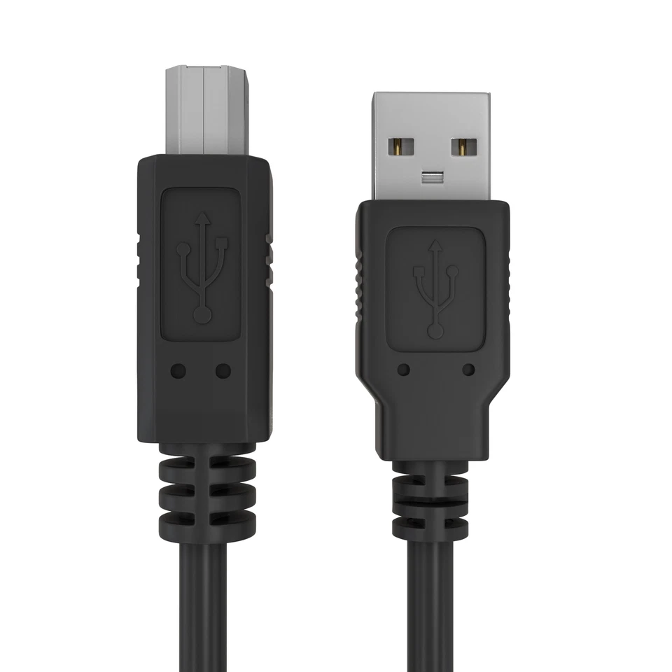 USB Printer Cable USB 2.0 A Male to B Male Cord Brother Canon Epson Dell Xerox - Image 4 of 4