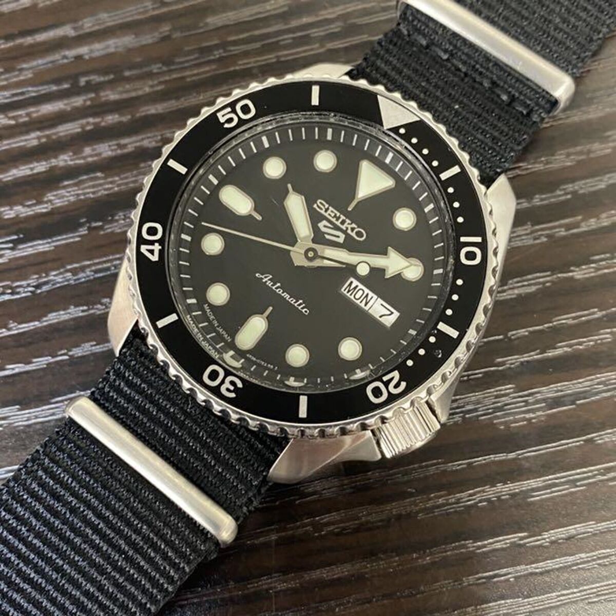 【保存版】 self-winding Street Sports 5 SEIKO watch F/S Used 4R36-07G0 その他