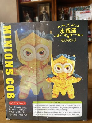 Figurine Saint Seiya Cos Gold Saints Vol. 2 Aquarius – PVC Collection, Boîte D'origine Ouverte