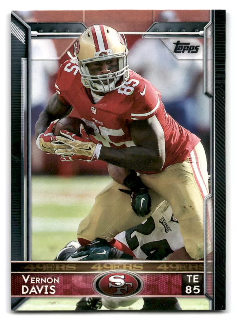 Vernon Davis trading card