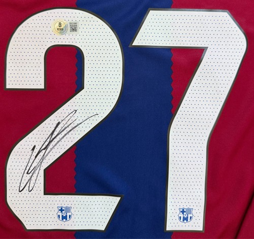 FC Barcelona Lamine Yamal Signed Rookie Soccer Jersey BAS Beckett Witnessed LS - Picture 2 of 12