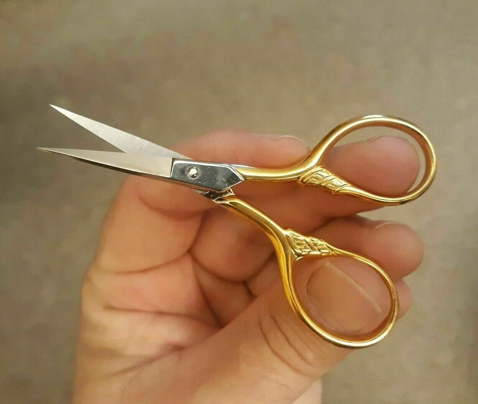 Gingher Gold Series (set of 2) Lions Tail and Stork FREE SHIPPING - Image 2 of 3