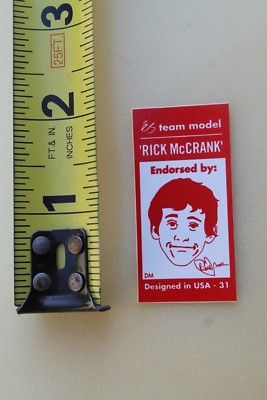 Rick McCrank ES Girl Chocolate Skateboards Shoes Emerica Skateboarding STICKER