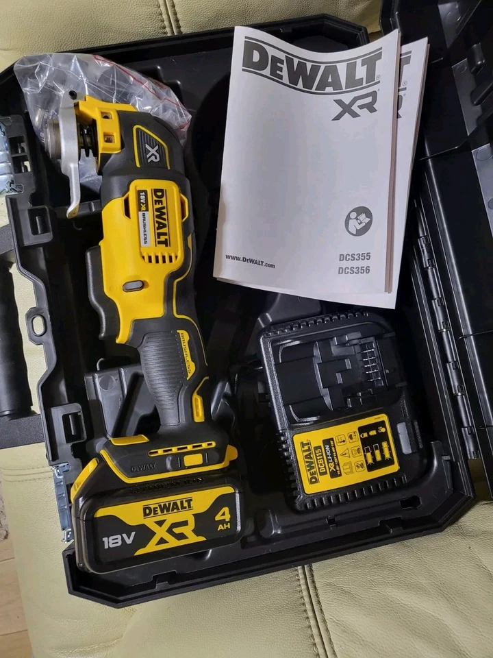 DeWalt DCS355M1 18V XR Li-ion Brushless Multi Tool 1 x 4Ah TStak + Accessories - Image 2 of 3