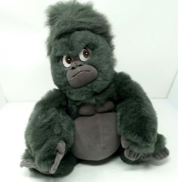 Disney S 1999 Tarzan Baby Terk 12 Gray Gorilla Plush Stuffed Animal For Sale Online Ebay