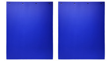 2430B Denco Blue Poly Rubber Colored Mudflap - 24x30" - PAIR