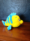 THE LITTLE MERMAID FLOUNDER PLUSH - DISNEY STORE Soft Animal Toy Yellow & Blue — photo 3