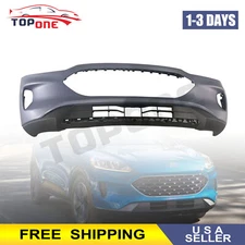 For 2020 2021 2022 Ford Escape New Front Upper & Lower Bumper Cover Set Primed