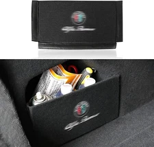 Car Trunk Organizer Side Divider Logo Badge Sticker For Alfa Romeo Giulia