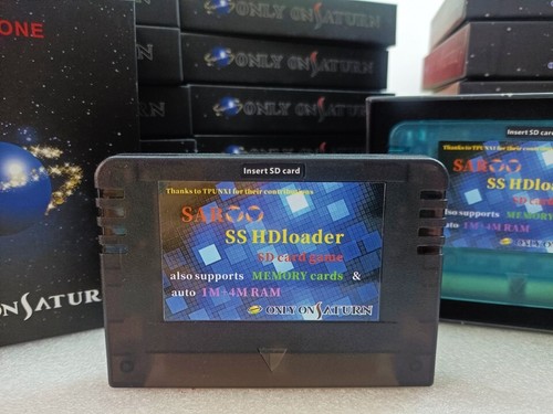 SEGA Saturn HD Loader SAROO Everdrive SD Card Read optical free programmer Blue - Picture 2 of 8