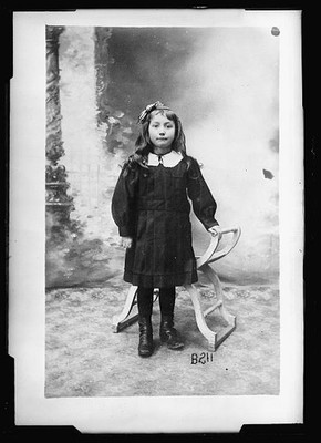 Bort Correze France Lucie Vergne 1919 Girl Portrait AEF 21st Field Artillery