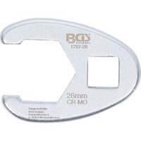 "Bgs HahnenfußSchlüSsel Antrieb Innenvierkant 12,5 Mm (1/2\") SW 26 Mm - 1757-26"