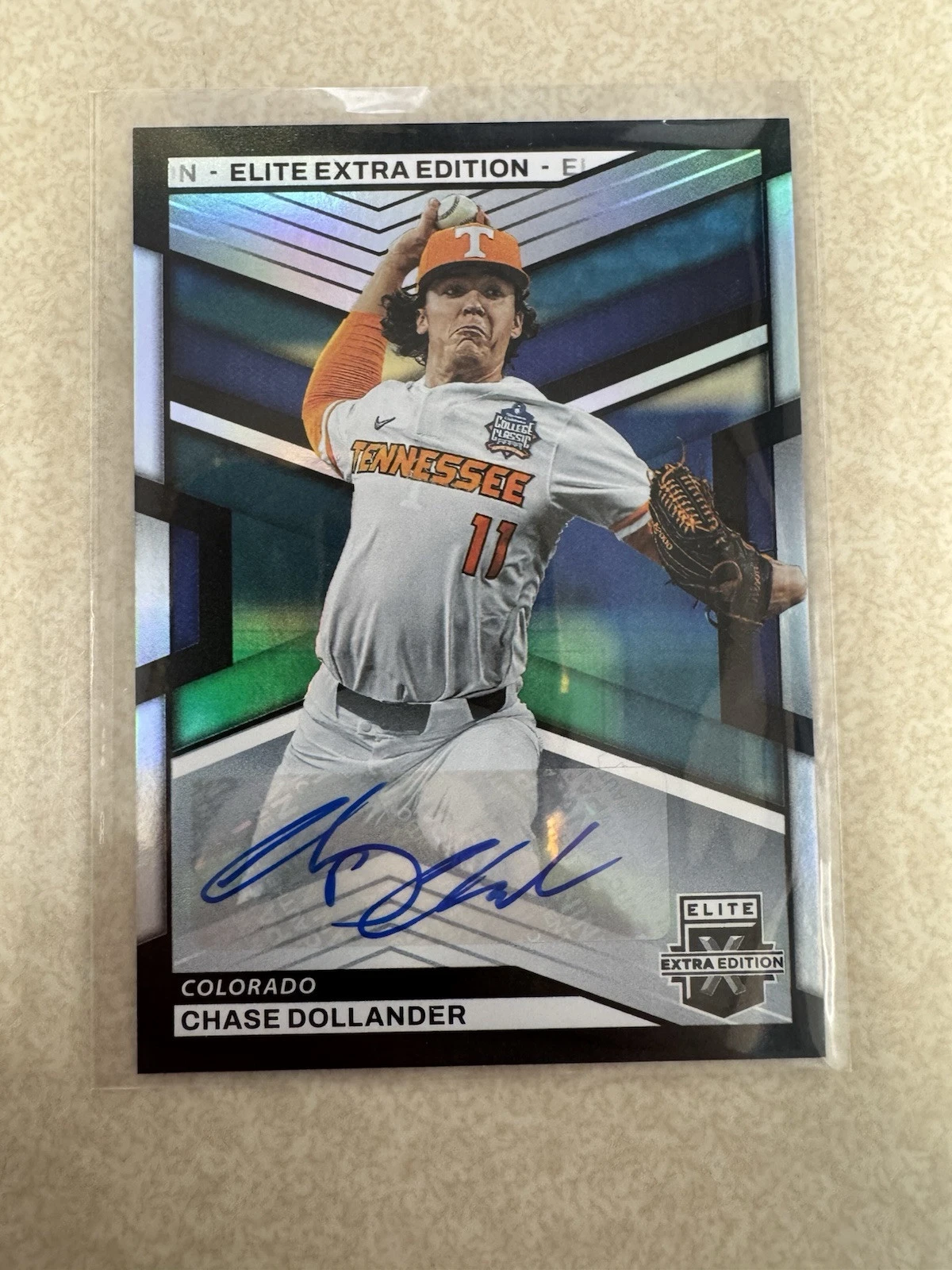 Chase Dollander 2023 Panini Elite Extra Edition Signatures #41