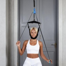 Portable Home Neck Traction Device Door-Hanging Stretch Strap Neck Stretcher
