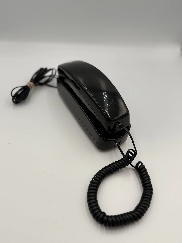 Teléfono con botón pulsador negro vintage modelo: GE5303 timbre equivalente timbre iluminado Foto 3 de 4