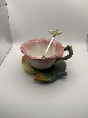 Morning Glory 3pc Teacup Set 