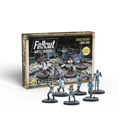Fallout Wasteland Warfare Railroad Core Box Modiphius Minis MUH052219
