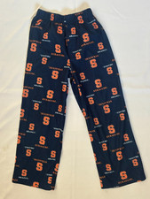 BOYS  GENUINE STUFF SYRACUSE UNIVERSITY ORANGE PAJAMA PANTS, NAVY, SIZE SMALL 8
