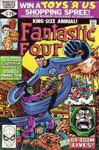 Fantastic Four (1961) Annual #  15 (7.0-FVF) Dr. Doom, Skrulls, Capt. Marvel ...