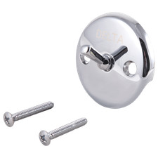 Delta RP31555 Overflow Plate Screws - Trip Lever - Chrome