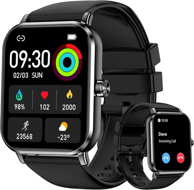 Smart Watches for Women Men, 1.83'' HD Touchscreen, Bluetooth Calling, 130+ Profe