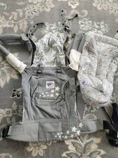 Ergobaby Galaxy Gray Baby Carrier with Infant Insert