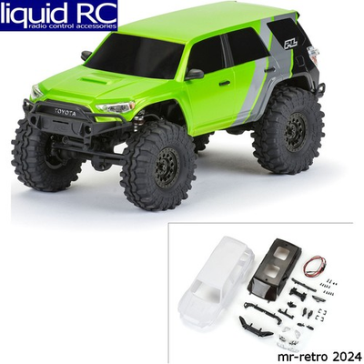 #ad #ad Pro Line 362100 2024 Toyota 4Runner Hard Body White Unassembled Set for Axial SC $47.99