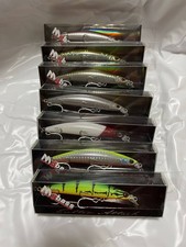 My bass floating minnow set of 7, 10g, 95mm long, multi-color
