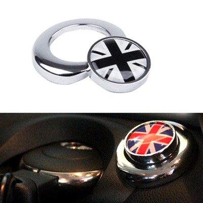 UK Flagge Motor Druck Start Stop Knopf Abdeckung für MINI Cooper One 2007 bis 2016